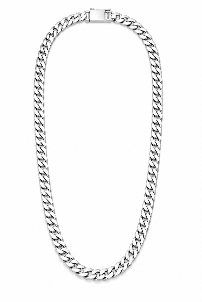 925 Sterling Silver Cuban Chain for Men CH471