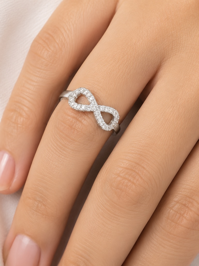 Infinity Silver Ring for Women | 925 Sterling Silver R0789