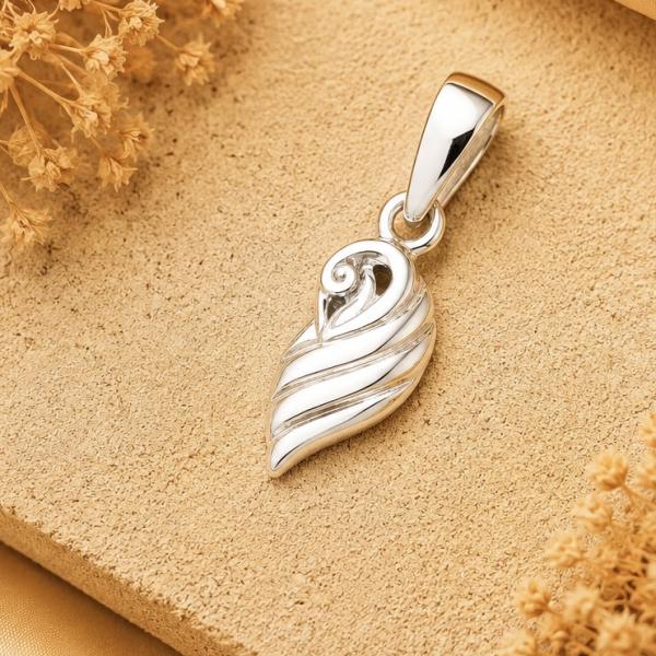 925 Sterling Silver Leaf Design Pendant LK218
