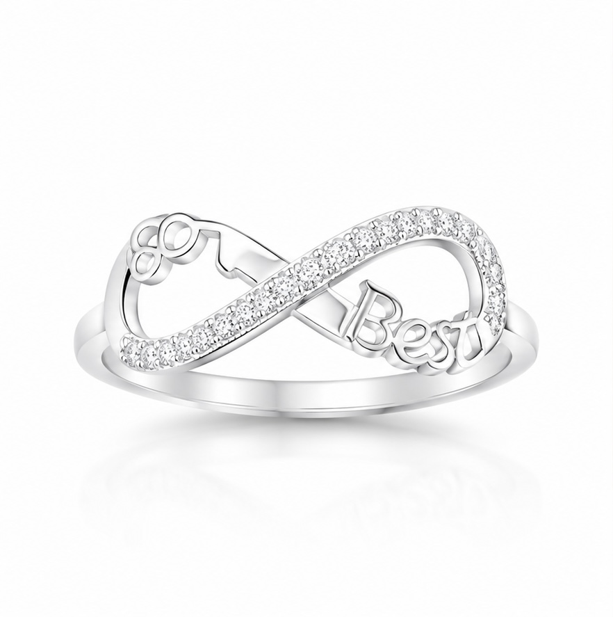 Forever Best Infinity Silver Ring for Women | 925 Sterling Silver Ring R0790