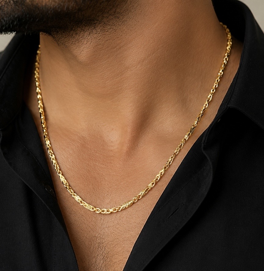 Premium Gold Chain for Men | 925 Sterling Silver CH473